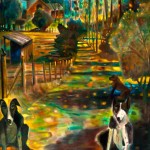 Three Dogs on a Country Lane, 2010