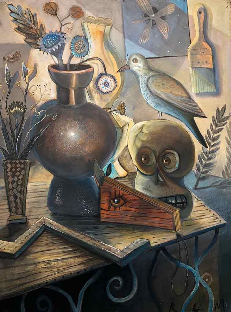 Still Life with Paint Brush