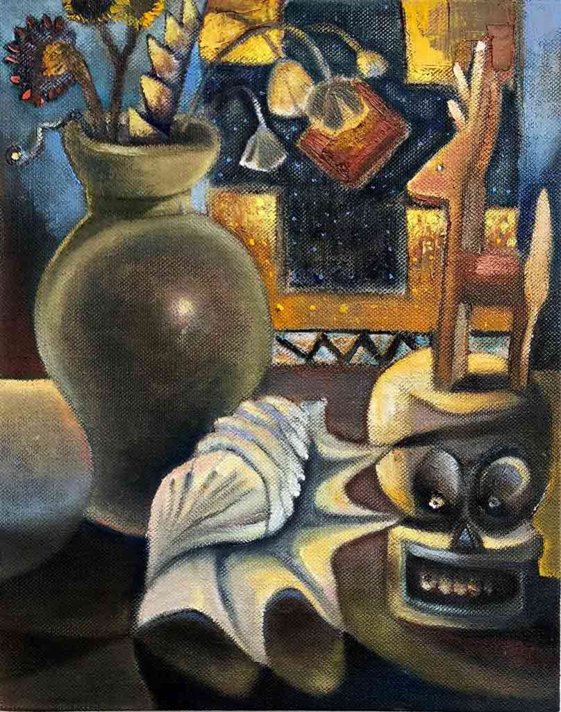 Shell, Deer and Skull